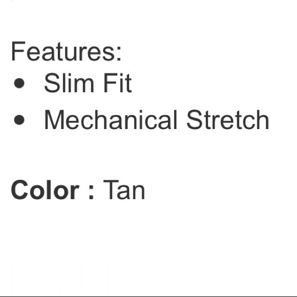 Banana Republic Men’s Flat Front Pant, Tan (W40 x L32) - Picture 9 of 11